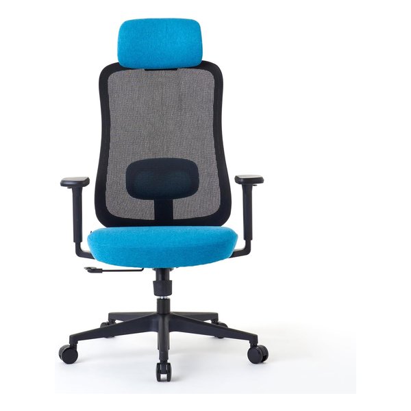 ROOM WORKS（ルームワークス）M2 メッシュ&ファブリック ワークチェア ブラック&エメラルド RM2-BEM(2644287)代引不可 送料無料