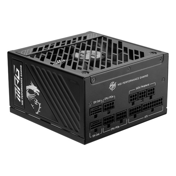 MSI エムエスアイMPG A1000GS PCIE5 1000W電源 80PLUS GOLD MPGA1000GSPCIE5(2647271)送料無料