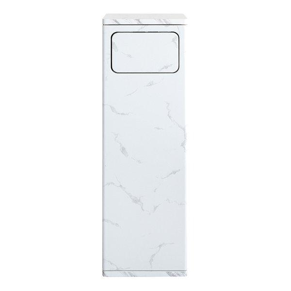 宮武製作所 ミヤタケセイサクジョ木製プッシュダストボックス Empro エンプロー 大理石柄/ホワイト DB-800R/DWH(2647867)代引不可