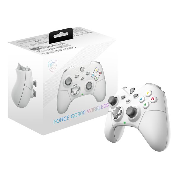 MSI エムエスアイゲーミングコントローラー FORCE GC300 WIRELESS WHITE 無線・Bluetooth・有線接続 FORCE GC300 W WHITE(2648078)送料無料