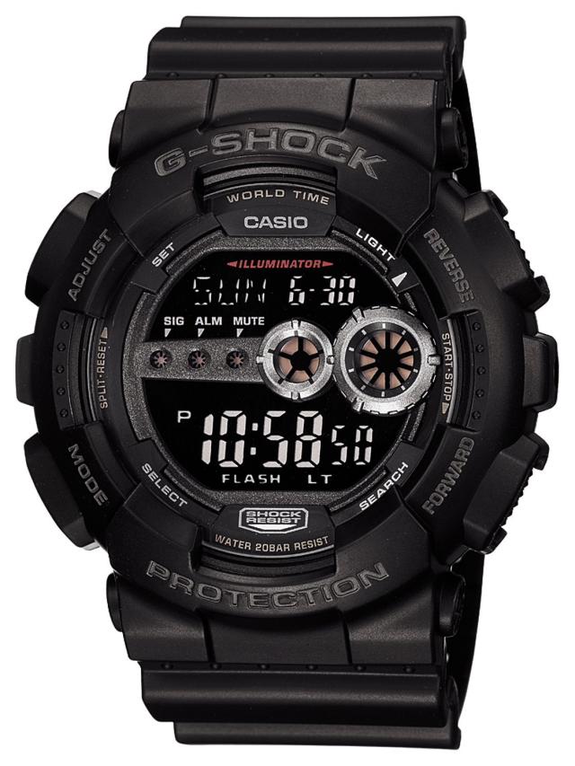 CASIO カシオ計算機G-SHOCK GD-100シリーズ Heathered Color Series 樹脂バンド/20気圧防水/ブラック GD-100-1BJF(2337614)代引不可