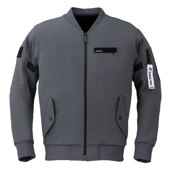 RS-Taichi アールエスタイチバイク用 春夏 クイックドライ フライト ジャケット ガンメタル/XLサイズ RSJ343/GUNMETAL/XL(2562800)送料無料