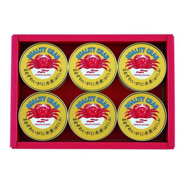 マルハニチロかに缶セット 6缶入り ZOA613758969(2647574)代引不可