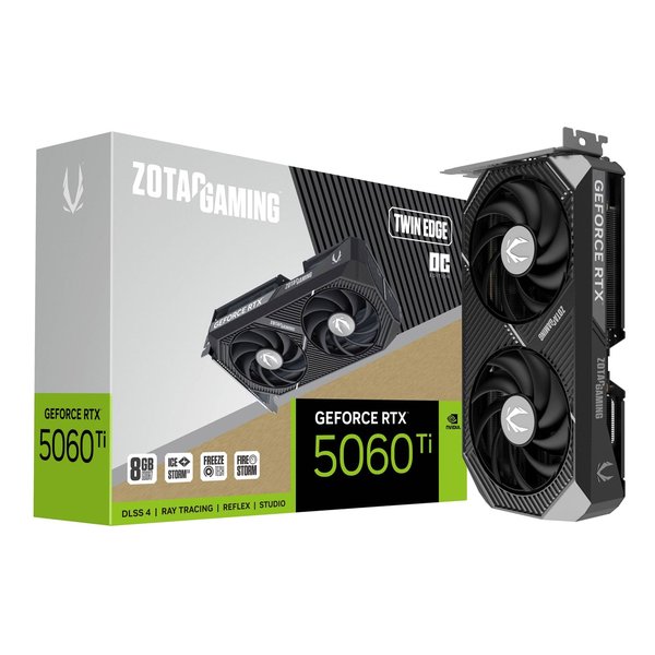 ZOTAC ゾタックZOTAC GAMING GeForce RTX 5060 Ti 8GB Twin Edge OC ZT-B50610H-10M(2652056)代引不可 貨物輸送無料