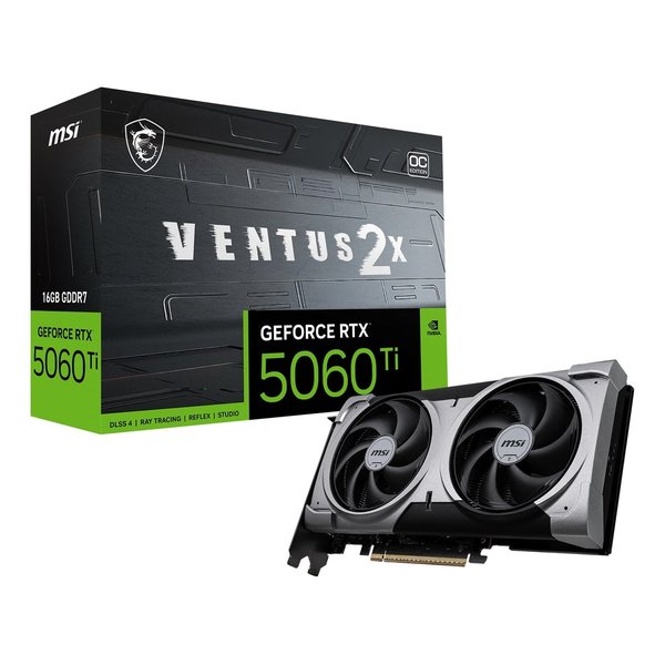 MSI エムエスアイGeForce RTX 5060 Ti 16G VENTUS 2X OC PLUS グラフィックゲーム盤 G506T-16V2CP(2652008)貨物輸送無料