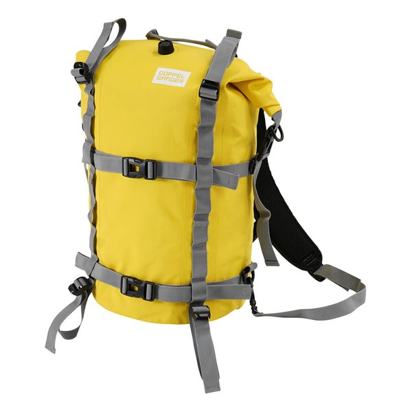 DOPPELGANGER（ドッペルギャンガー）バイク用 ターポリンデイパック3 容量20L/イエロー DBT422-YL(2648154)代引不可