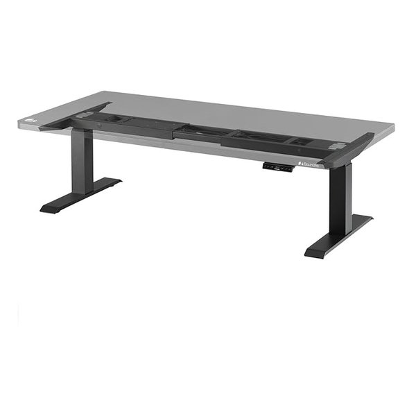 Bauhutte バウヒュッテ電動スーパーゲーミングデスク スーパーロー 脚部/幅1400mm/ブラック BHD-1400FAL-BK(2648299)代引不可