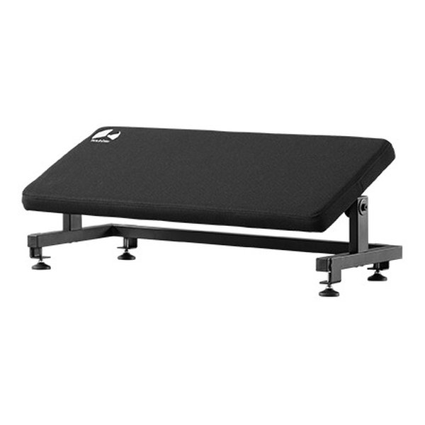 Bauhutte バウヒュッテチルトフットレストワイド 幅700mm/ブラック BFT-700-BK(2620943)代引不可