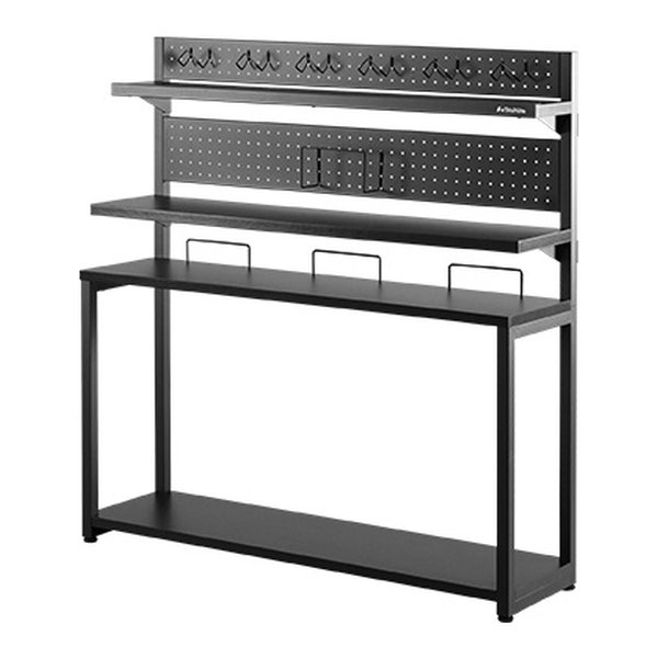 Bauhutte バウヒュッテデスクサイドPCラック 幅1000mm/ブラック BHS-1000SS-BK(2648312)代引不可