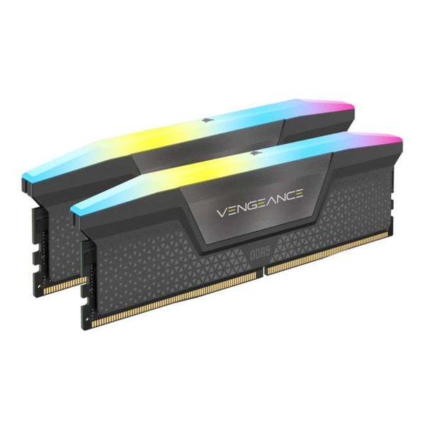 CORSAIR コルセアVENGEANCE RGB 32GB 2x16GB DDR5 DRAM 6000MT/s CL36 AMD EXPO & Intel XMP CMH32GX5M2E6000Z36(2653126)送料無料