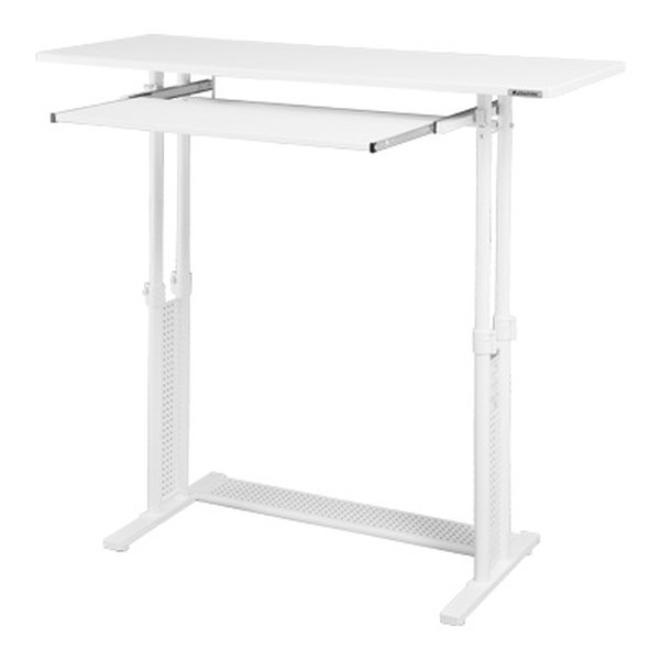 Bauhutte バウヒュッテスタンディングデスク 幅1200mm/ホワイト BHD-1200H-WH(2448341)代引不可