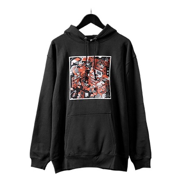 Bauhutte バウヒュッテアーティストコラボパーカー レッド/フリーサイズ BAP-002-RD(2648353)代引不可