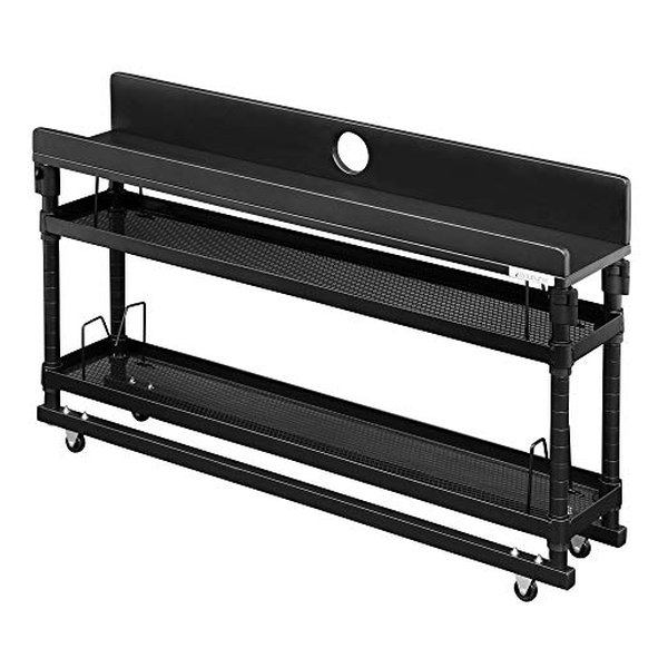 Bauhutte バウヒュッテ昇降式ヘッドボード 幅970×奥行220×高さ595〜800mm/ブラック BHB-950-BK(2485652)代引不可