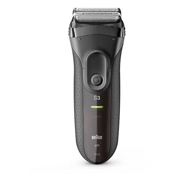 BRAUN ブラウン充電式シェーバー シリーズ3 ブラック 3020s-B-P1(2654255)送料無料 6,952円