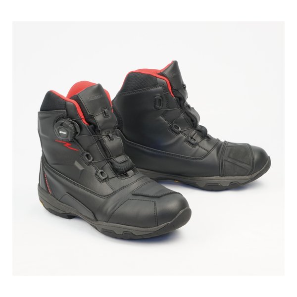 ROUGH&amp;ROAD ラフアンドロードR&amp;R DTラフライディングシューズ BK/RD-23.0 RR6302BK/RD230(2529321)代引不可 送料無料