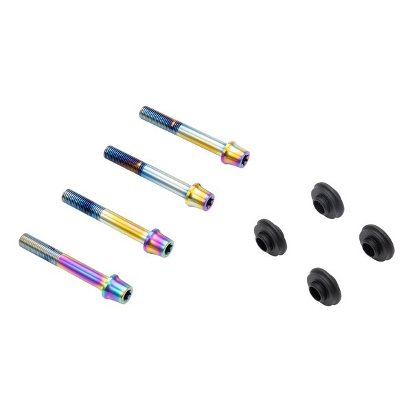 PLOT BREMBO（プロトブレンボ）オフセットカラーマウントボルトセット 適合キャリパーB テーパーキャップ チタン色 CBY-01BTT(2630720)代引不可 送料無料