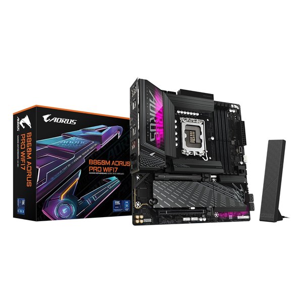 GIGABYTE ギガバイトB860M AORUS PRO WIFI7 Micro-ATX マザーボード B860M A PRO WIFI7(2653905)代引不可 送料無料