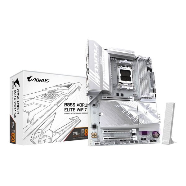 GIGABYTE ギガバイトB850 AORUS ELITE WIFI7 ICE ATXマザーボード B850 A ELITE WF7 ICE(2642459)代引不可 送料無料