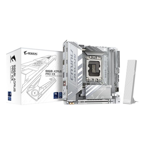 GIGABYTE ギガバイトMini-ITX マザーボード B860I AORUS PRO ICE(2653909)代引不可 送料無料