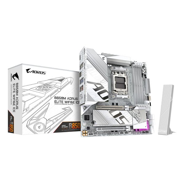 GIGABYTE ギガバイトB850M AORUS ELITE WIFI6E ICE Micro-ATXマザーボード B850M A ELT WF6E ICE(2642462)送料無料