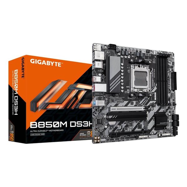 GIGABYTE ギガバイトAMD Ryzen9000シリーズ対応 PCIe5.0 M.2/DDR5対応 Micro-ATXマザーボード B850M DS3H(2642463)代引不可 送料無料