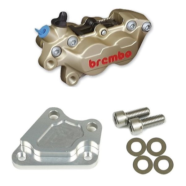 ROUGH&ROAD ラフアンドロード4PキャリパーKIT bremboキャスティング GD WQ24-13014SV(2646316)代引不可 送料無料