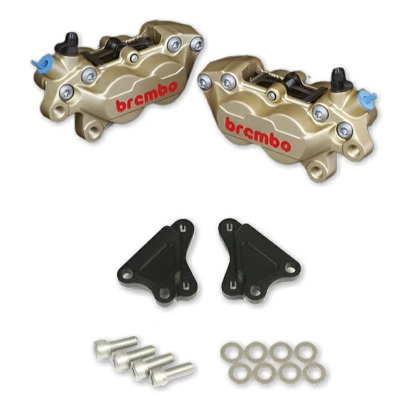 ROUGH&ROAD ラフアンドロード4PキャリパーKIT bremboキャスティング GD WQ24-17001BK(2646319)代引不可 送料無料