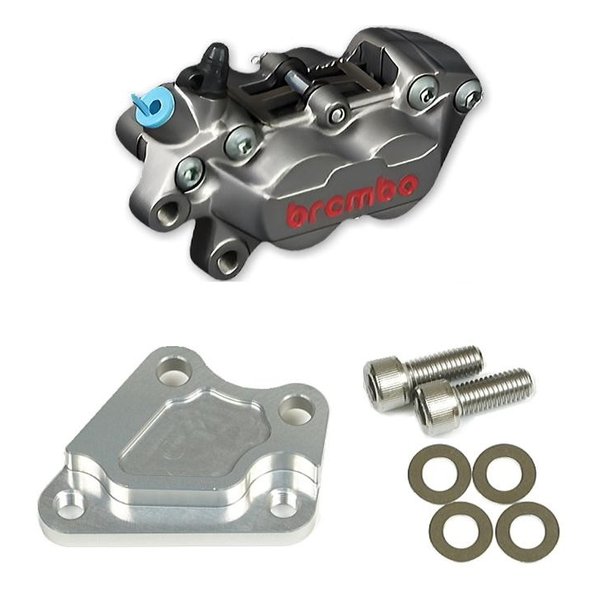 ROUGH&ROAD ラフアンドロード4PキャリパーKIT bremboキャスティング TI WQ25-13014SV(2646330)代引不可 送料無料