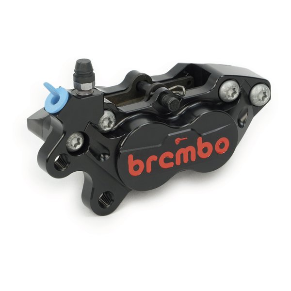 brembo ブレンボ4Pキャリパーレーシング左 BK/RD 20-4756-57(2646471)代引不可 送料無料