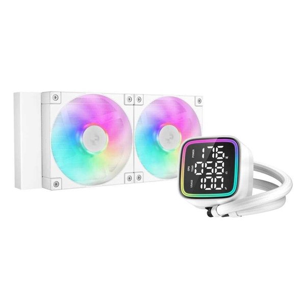 DEEPCOOL ディープクールLD240 WH R-LD240-WHDMMN-G-1(2654397)代引不可 送料無料