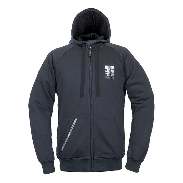 KOMINE コミネR&R ラフライドZIPパーカー BK.FL-LL RR1003BK-FL4(2529218)代引不可 送料無料