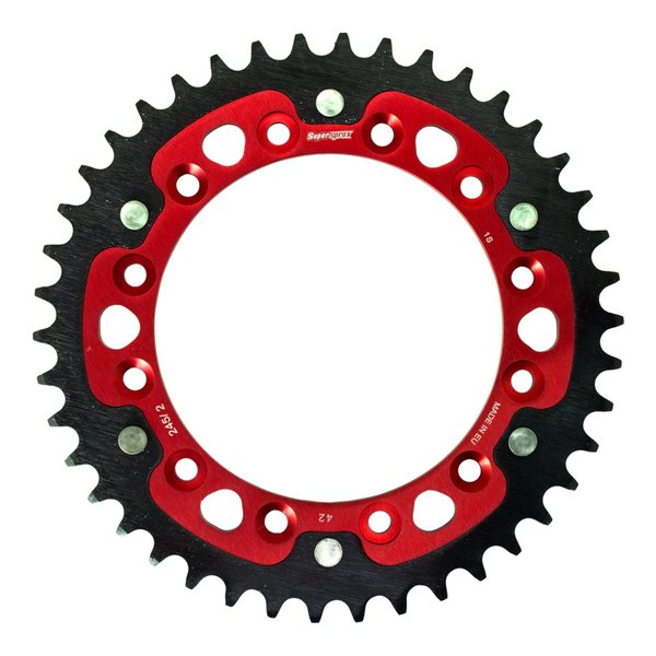 Supersprox スーパースプロックスSPX REAR STEALTH 245/2-42T RED RST-245/242-RED(2534446)代引不可 送料無料