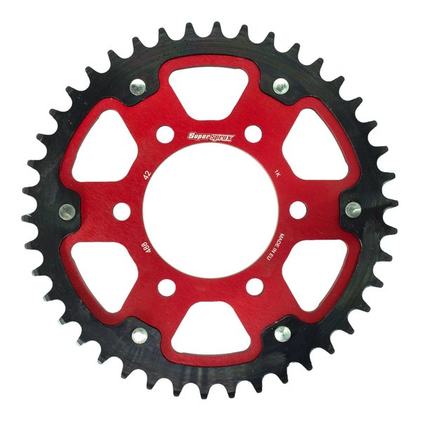 Supersprox スーパースプロックスSPX REAR STEALTH 488-42T RED RST-48842-RED(2534525)代引不可 送料無料