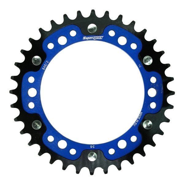 Supersprox スーパースプロックスSPX REAR STEALTH 846/2-36T BLU RST-846/236-BLU(2534575)代引不可 送料無料
