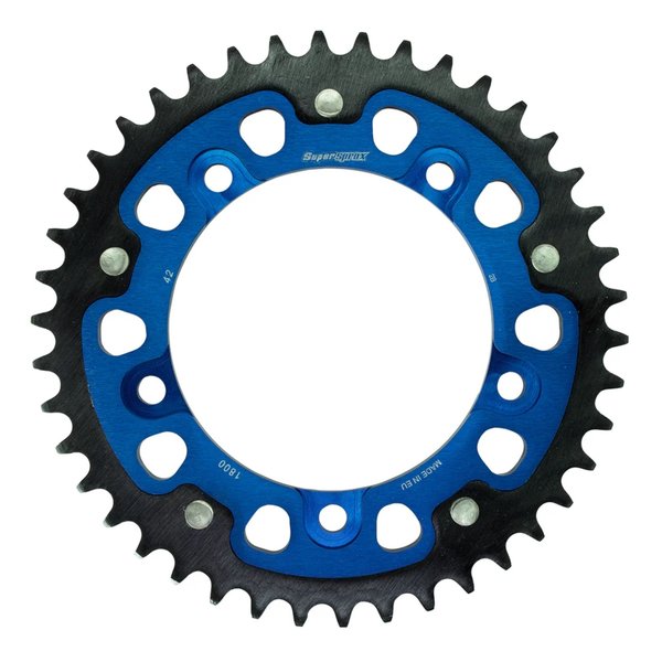 Supersprox スーパースプロックスSPX REAR STEALTH 1800-42T BLU RST-180042-BLU(2534412)代引不可 送料無料