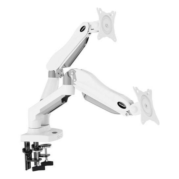 HUANUO（ファーノー）ガススプリング式モニターアーム 13-30インチ対応デュアル ホワイト HNDS31W(2615477)送料無料
