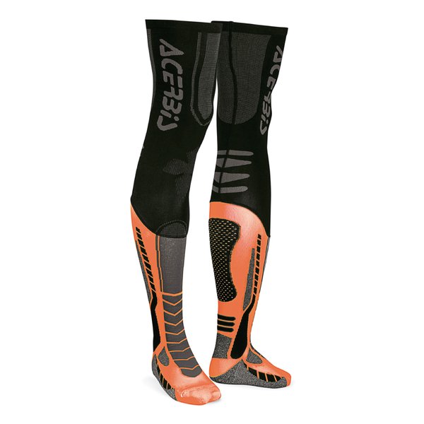 ACERBIS アチェルビスAC X-LEG PRO ソックス BK/OR S-M AC-21693BK/OR1(2644553)代引不可 送料無料