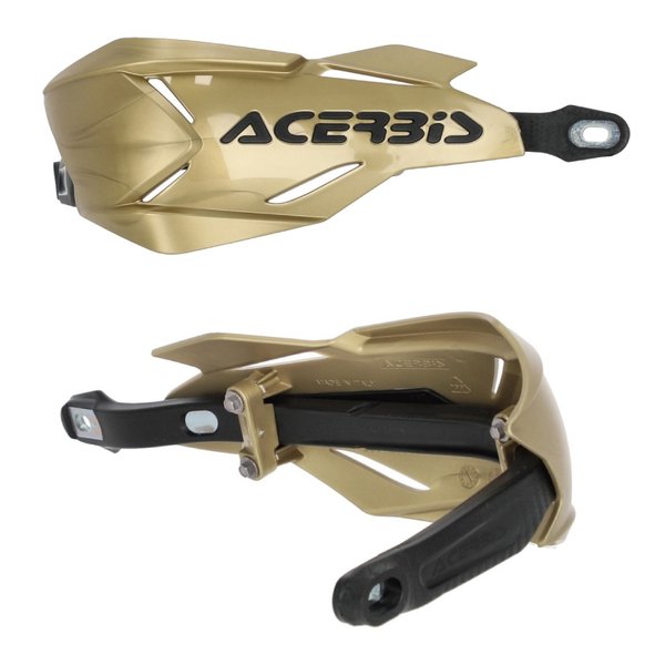 ACERBIS アチェルビスAC X-FACTORYハンドガード GD/BK AC-22397GD/BK(2644655)代引不可 送料無料