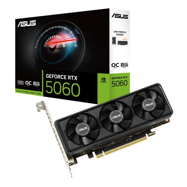 ASUS エイスースGeForce RTX 5060 LP BRK 8GB GDDR7 OC Edition グラフィックボード 転送不可 RTX5060-O8G-LP-BRK(2658190)代引不可 送料無料