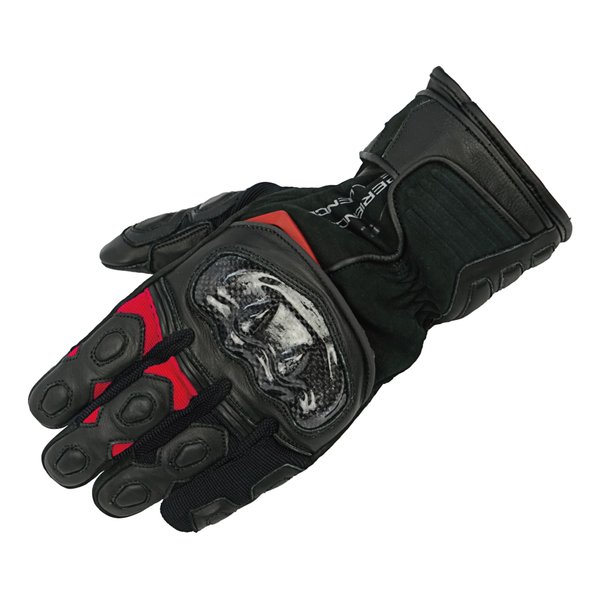 ROUGH&ROAD ラフアンドロードプロテクションツアラーウインターグローブ ブラック/レッド-M RR8658BK/RD2(2579268)代引不可 送料無料