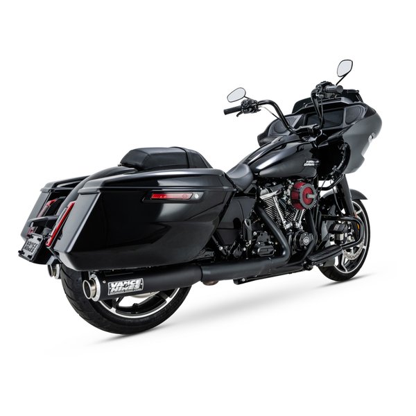 VANCE&HINES（バンスアンドハインズ）Supersport スリップオン ブラック マフラー TOURING M8 17-24 46721(2630456)代引不可 送料無料