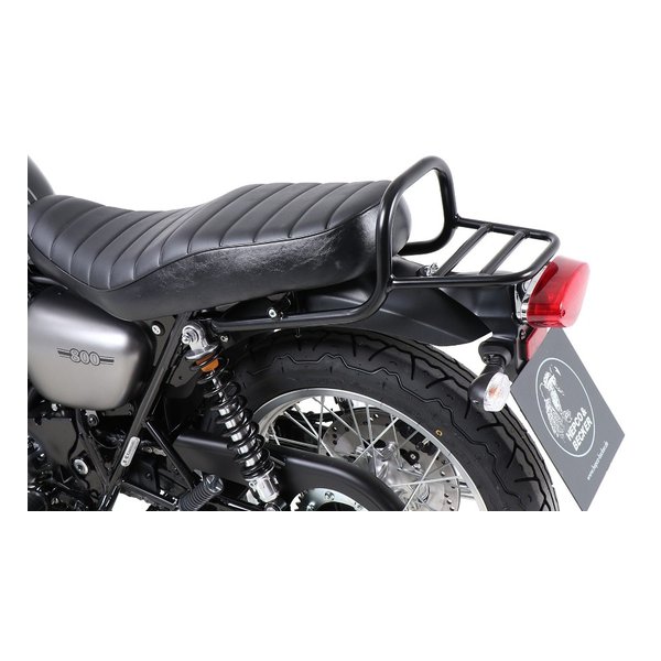 HEPCO&amp;BECKER（ヘプコアンドベッカー）リアキャリア ブラック トップケース不可 W800/Street/Cafe 19-23 65825410101(2632443)代引不可 送料無料