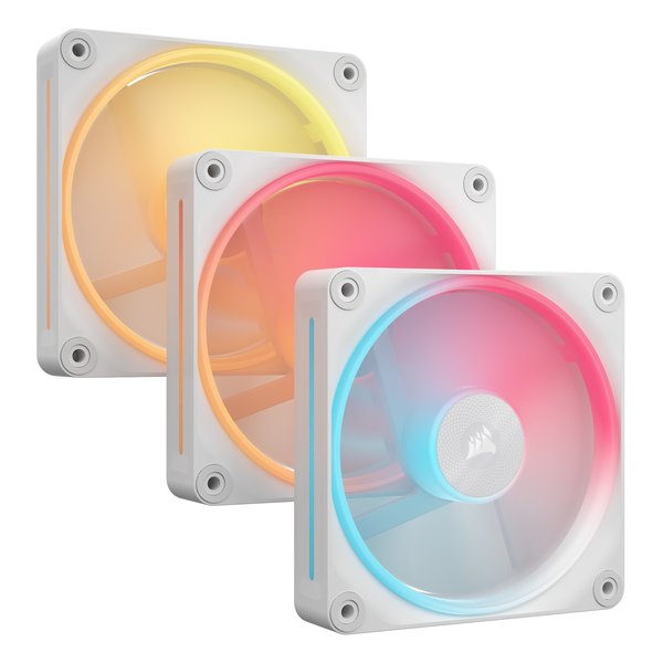 CORSAIR コルセアファン iCUE LINK LX120-R RGB WHITE Triple Reverse Fans Starter Kit ホワイト CO-9051054-WW(2654424)代引不可 送料無料