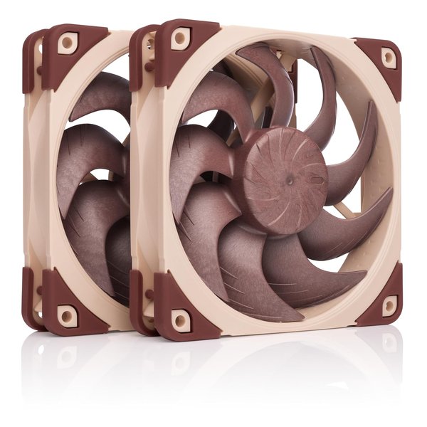 Noctua ノクチュアNF-A12x25 G2 PWM Sx2-PP ケースファンｘ2 120mm /1800RPM NF-A12X25-G2-PWM-SX2-PP(2658283)送料無料