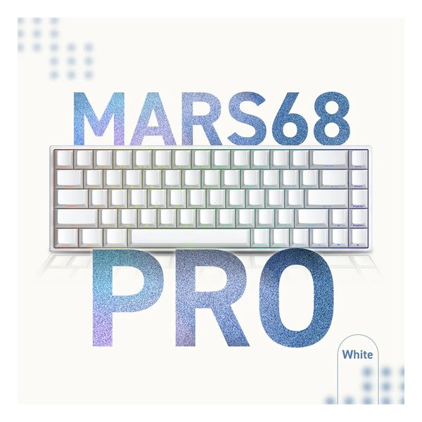 CAROTMAS キャロットマスラピッドトリガーキーボード Mars68Pro USB・有線/磁気スイッチ/ホワイト CAROTMAS-MARS68PRO-WHITE(2655506)送料無料