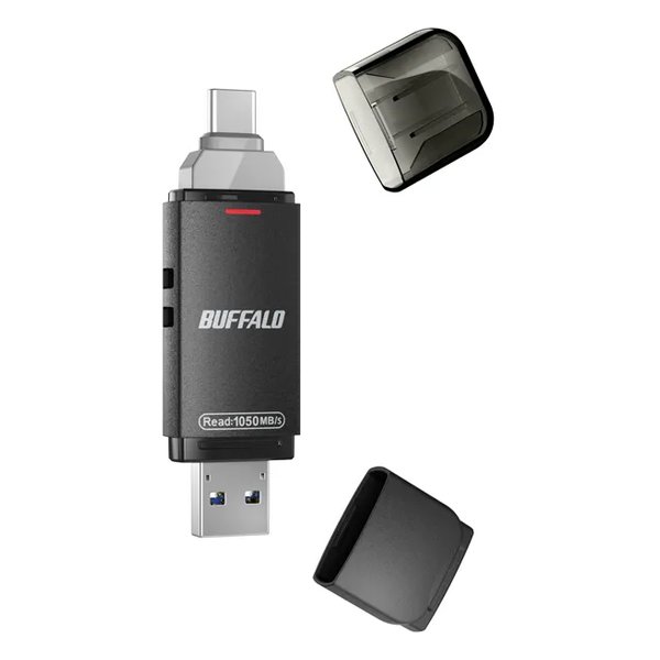BUFFALO バッファローType-C/Aコネクター両対応 高速帯S2TB SSD-SDH2.0U3BA/D(2659251)送料無料