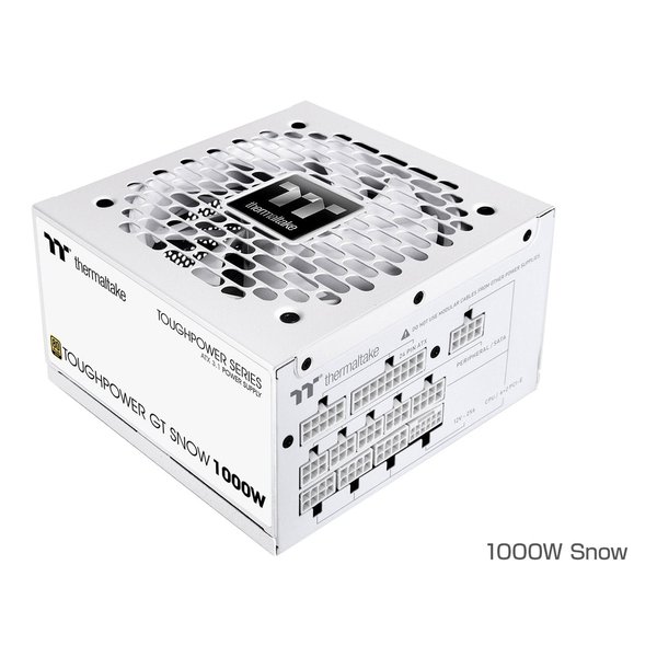 thermaltake サーマルテイクTOUGHPOWER GT/1000W ATX 3.1 Snow 電源ユニット 80PLUS GOLD PS-TPT-1000FNFAGJ-W(2661536)送料無料