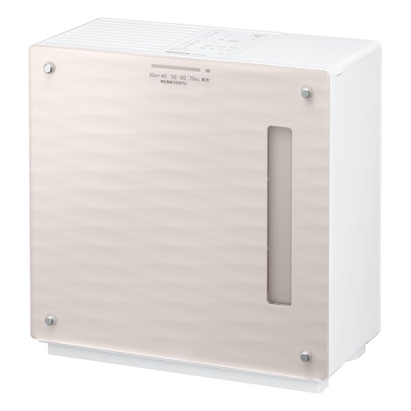 Panasonic パナソニックヒーターレス気化式加湿機 DCモーター搭載/加湿＋ナノイー/クリスタルブラウン FE-KX05C-T(2662615)送料無料