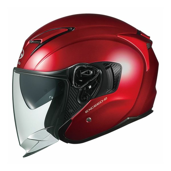 OGK オージーケーOGK EXCEED-2 シャイニーレッド L EXCEED2シャイニーレッドL(2610958)代引不可 送料無料