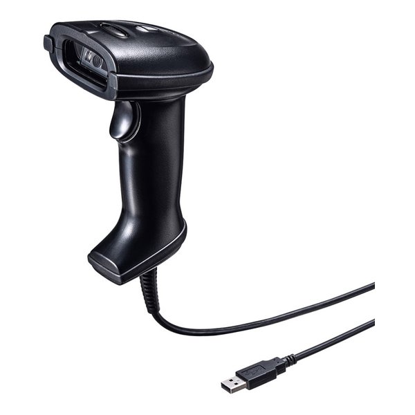 SANWA SUPPLY サンワサプライ2次元バーコードリーダー ハンディタイプ BCR-2D5BK(2663563)代引不可 送料無料